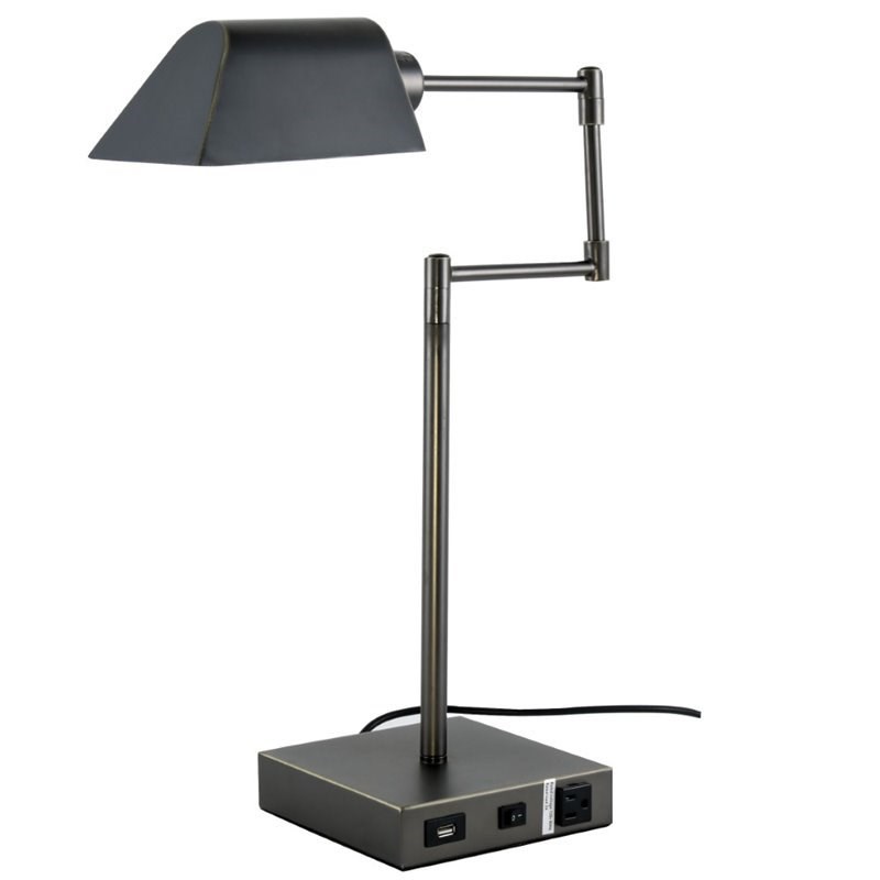 Elegant Lighting Brio Task Lamp in Bronze