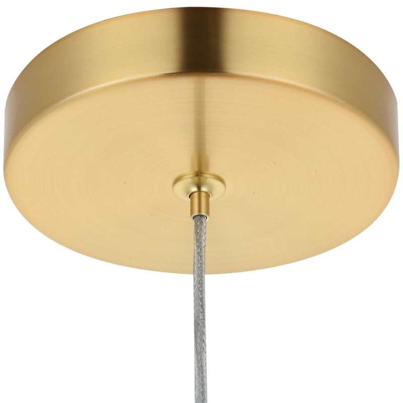 Elegant Lighting Novastella Royal Cut Crystal LED Pendant in Gold