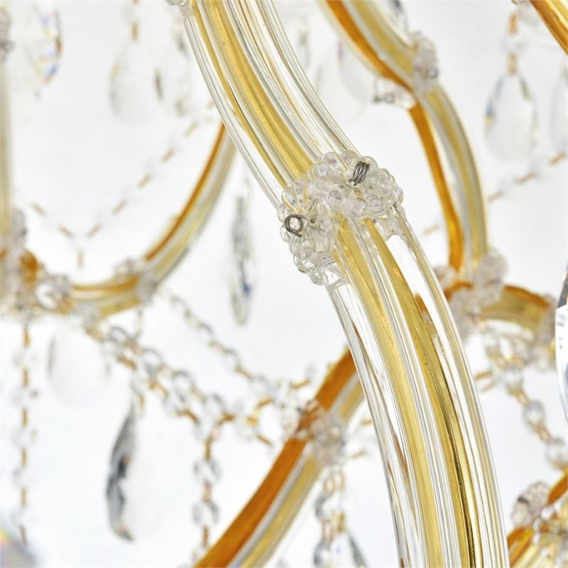 Elegant Lighting Maria Theresa 84 Light Royal Cut Crystal Chandelier in Chrome