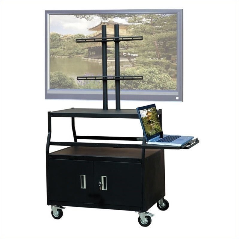 VTI Wide Body Cabinet Cart for up to 55