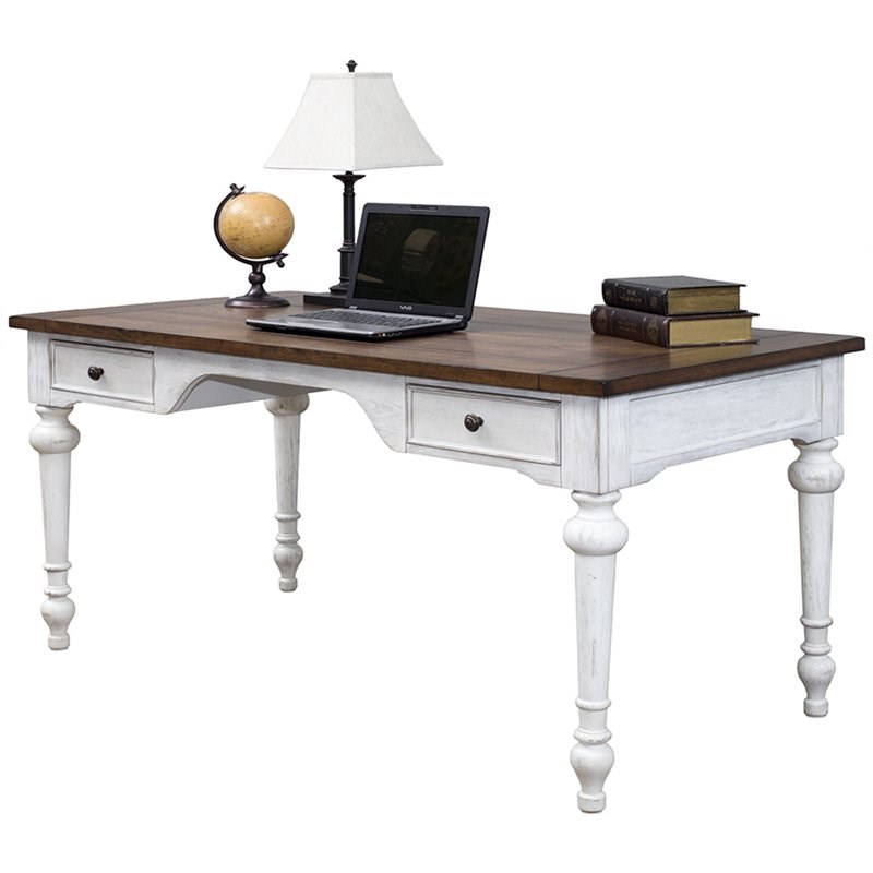 Martin Furniture Durham Writing Desk In Weathered White Homesquare