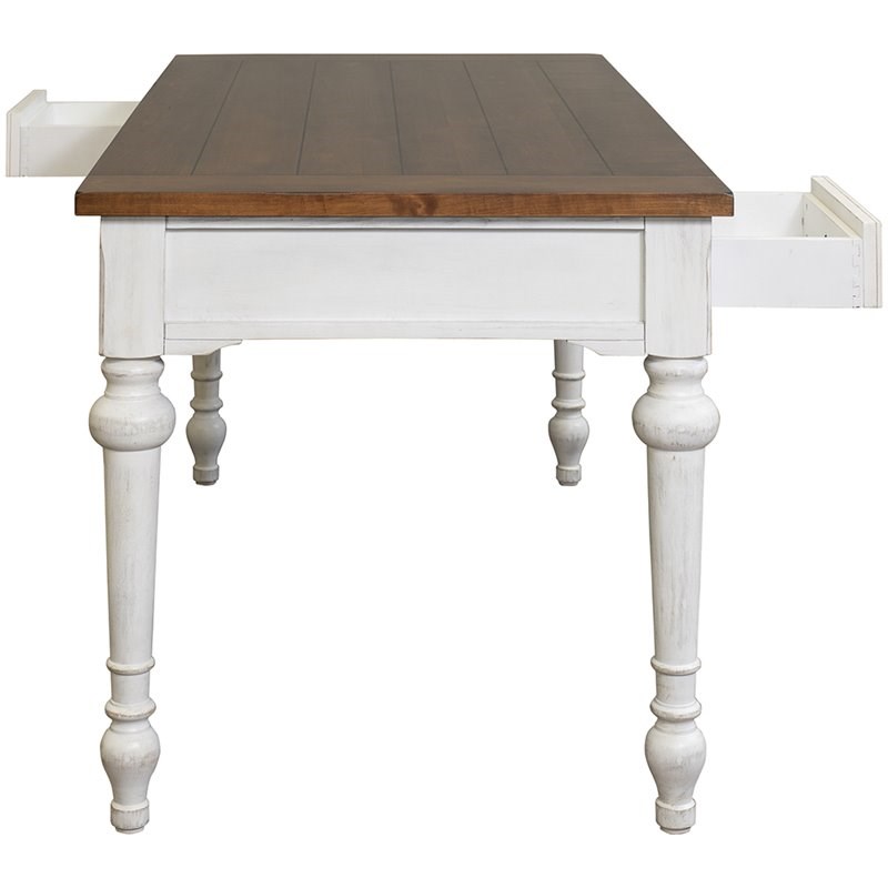 Martin Furniture Durham Writing Desk In Weathered White Homesquare