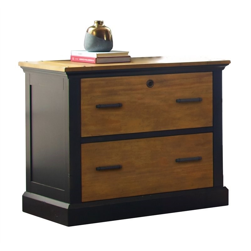 Martin Furniture Toulouse Wood Lateral File in Aged Ebony