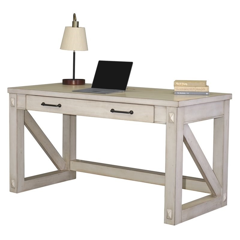 white rustic writing desk