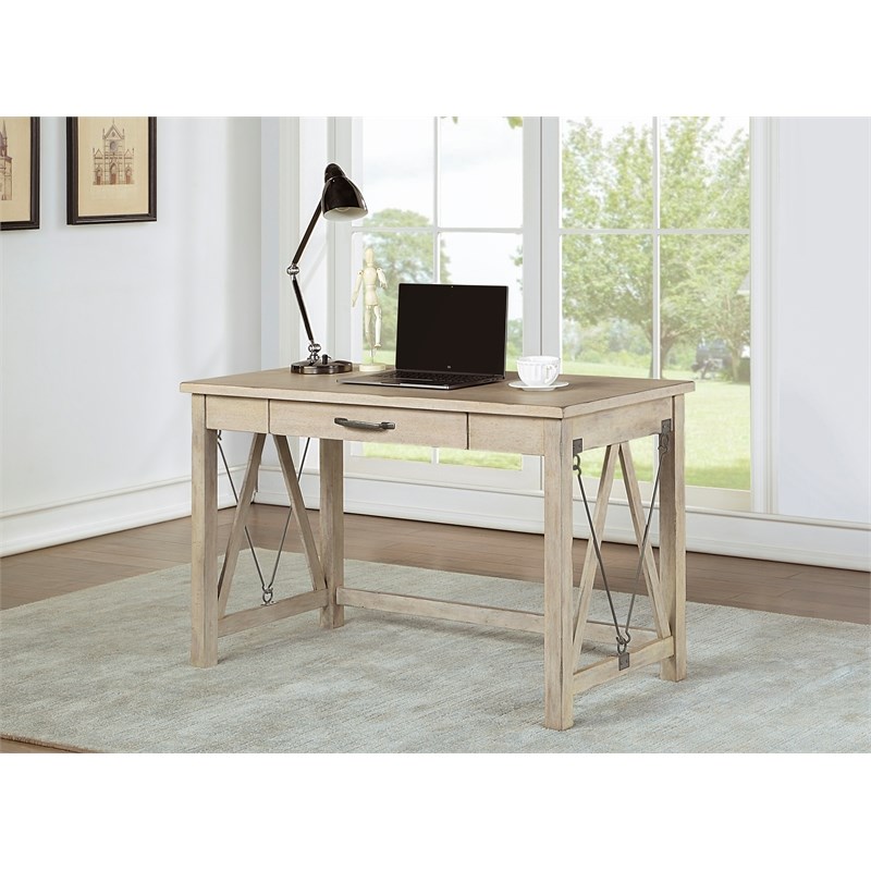 Rustic Wood Writing Desk Writing Table Office Desk Light Brown