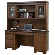 Martin Furniture Computer Credenza and Hutch in Warm Fruitwood