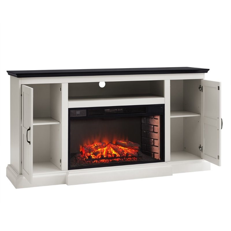 SEI Furniture Belranton Widescreen Electric Fireplace TV Stand