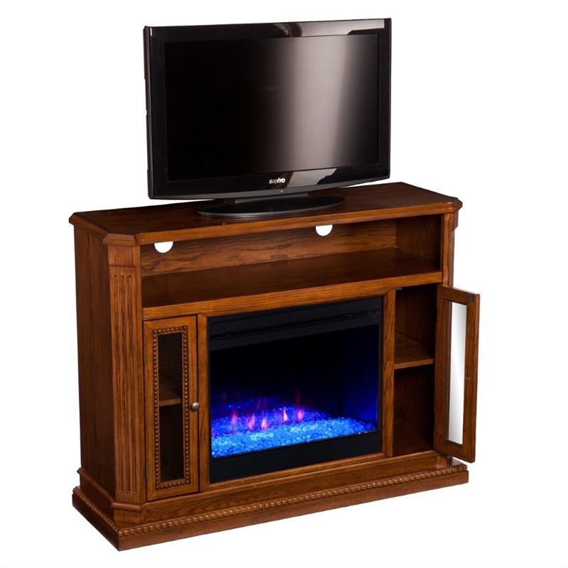 southern enterprises atkinson color changing electric fireplace tv