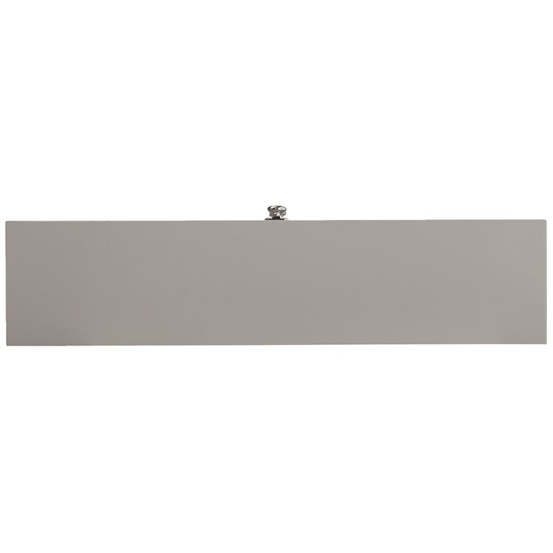 SEI Furniture Wooden Wall Mounted Laptop Desk in Gray