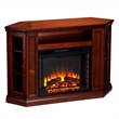 SEI Furniture Ponoma Convertible Media Electric Fireplace in Mahogany