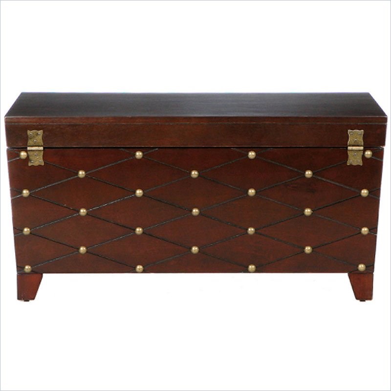 Holly & Martin Caldwell Trunk Cocktail Table in Espresso