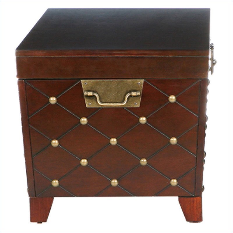 Holly & Martin Caldwell Trunk Cocktail Table in Espresso