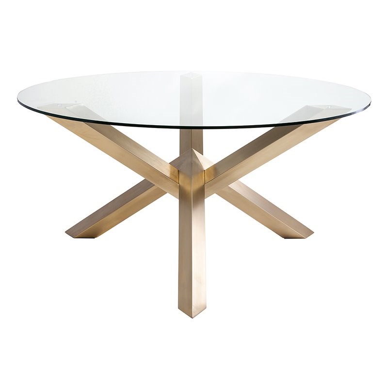 72 round glass top dining table