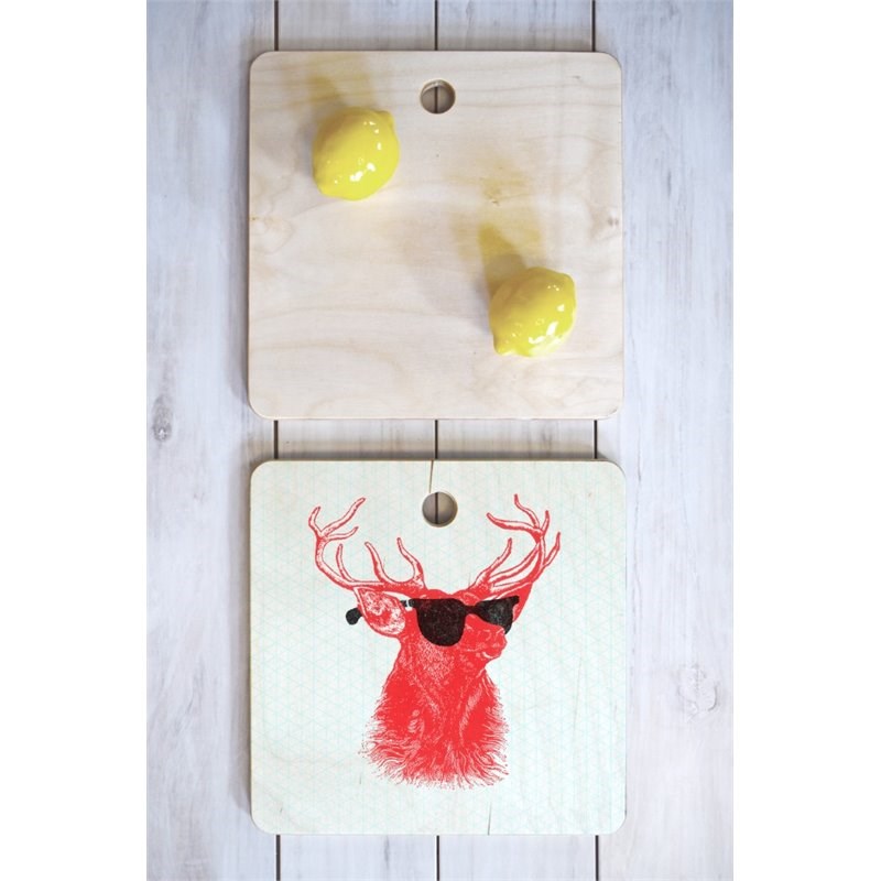 Deny Designs Nick Nelson Young Buck Square Cutting Board