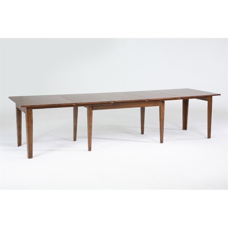 A-America Toluca Extendable Dining Table in Rustic Amber