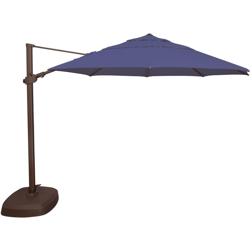 Simply Shade Fiji 11.5' Octagonal Solefin Patio Umbrella in Blue Sky