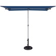 Simply Shade Capri 4.95' x 6.93' Polyester Balcony Patio Umbrella in Ocean Blue