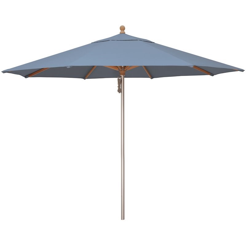 Simply Shade Ibiza 11' Octogonal Sunbrella Patio Umbrella in Cast Ocean