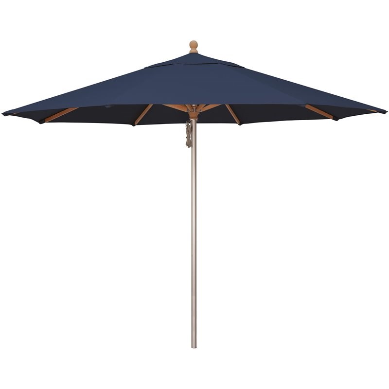 Simply Shade Ibiza 11' Octogonal Sunbrella Patio Umbrella in Navy