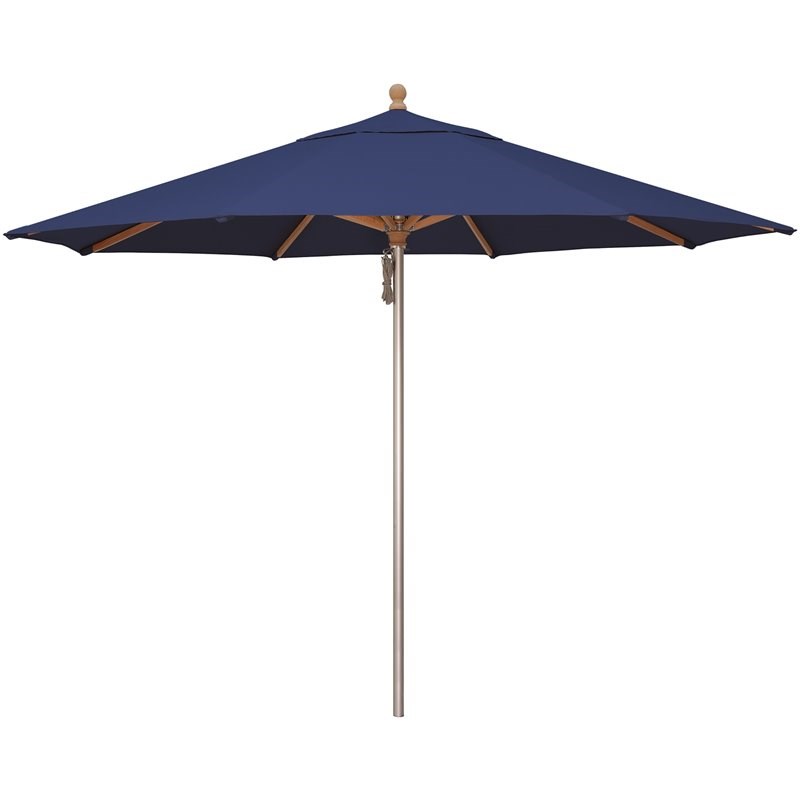 Simply Shade Ibiza 11' Octogonal Solefin Patio Umbrella in Blue Sky