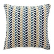 Furniture of America Orlandi Fabric Large Throw Pillow in Blue (Set of 2)
