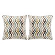 Furniture of America Mickel Fabric Large Throw Pillow in Multi-Color(Set of 2)