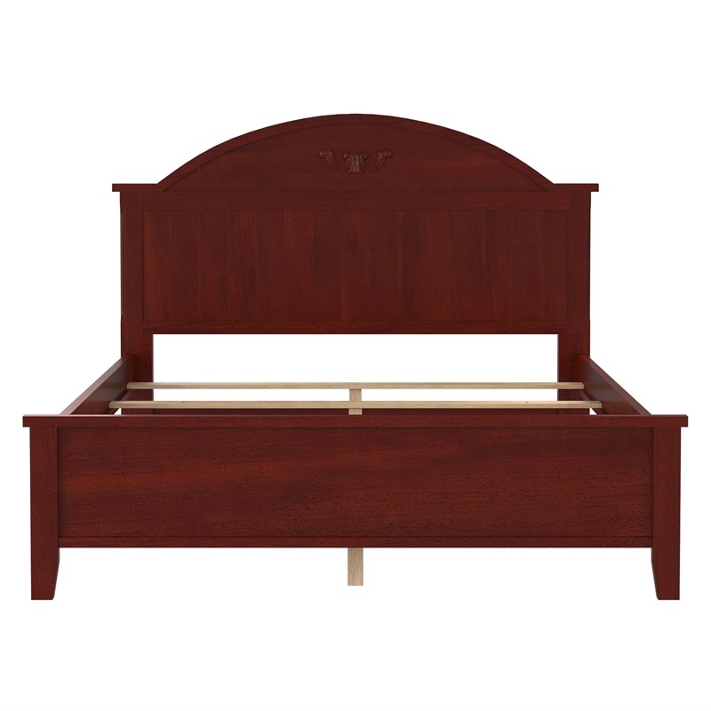 Furniture of America Dugan Transitional Wood Full Kids Panel Bed in Cherry