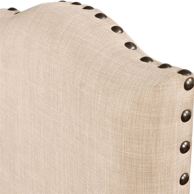 Furniture of America Kora Light Oak Fabric Dining Side Chair (Set of 2)