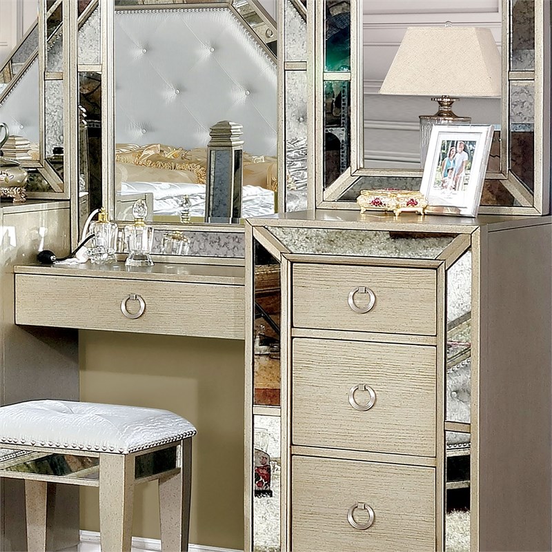 real wood vanity set