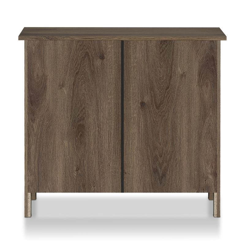 Furniture of America Reyes Rustic Wood 3-Drawer Dresser in Distressed Walnut