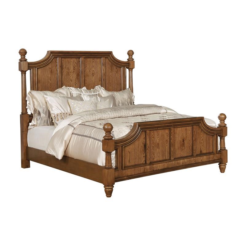 furniture of america nyland wood 3piece california king bedroom set in