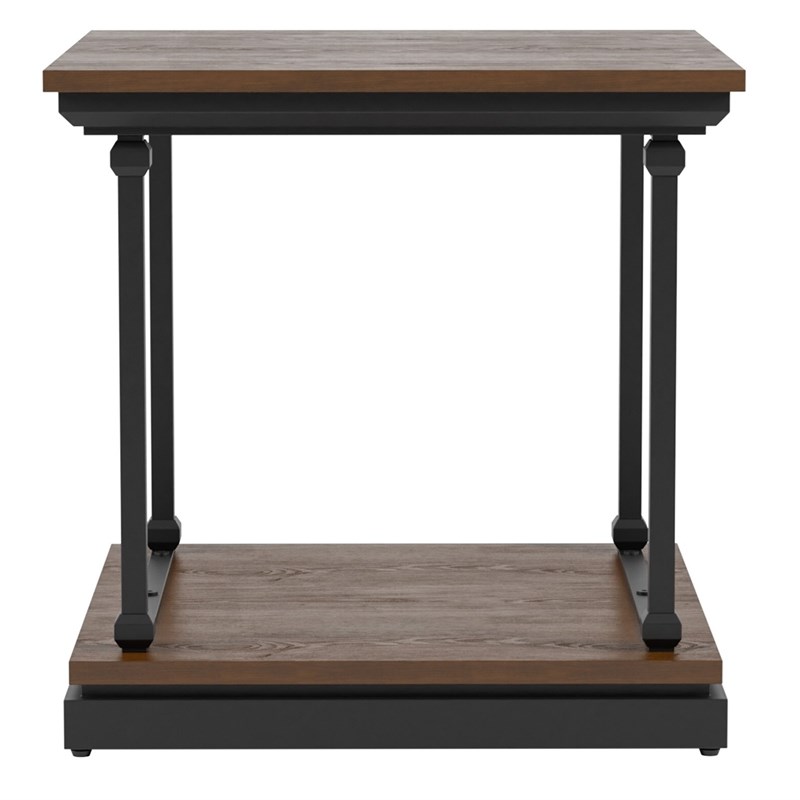 Furniture of America Drewden Wood 3-Piece Coffee Table Set in Dark Oak