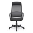 Furniture of America Tilah Metal and Mesh Adjustable Office Chair in Black