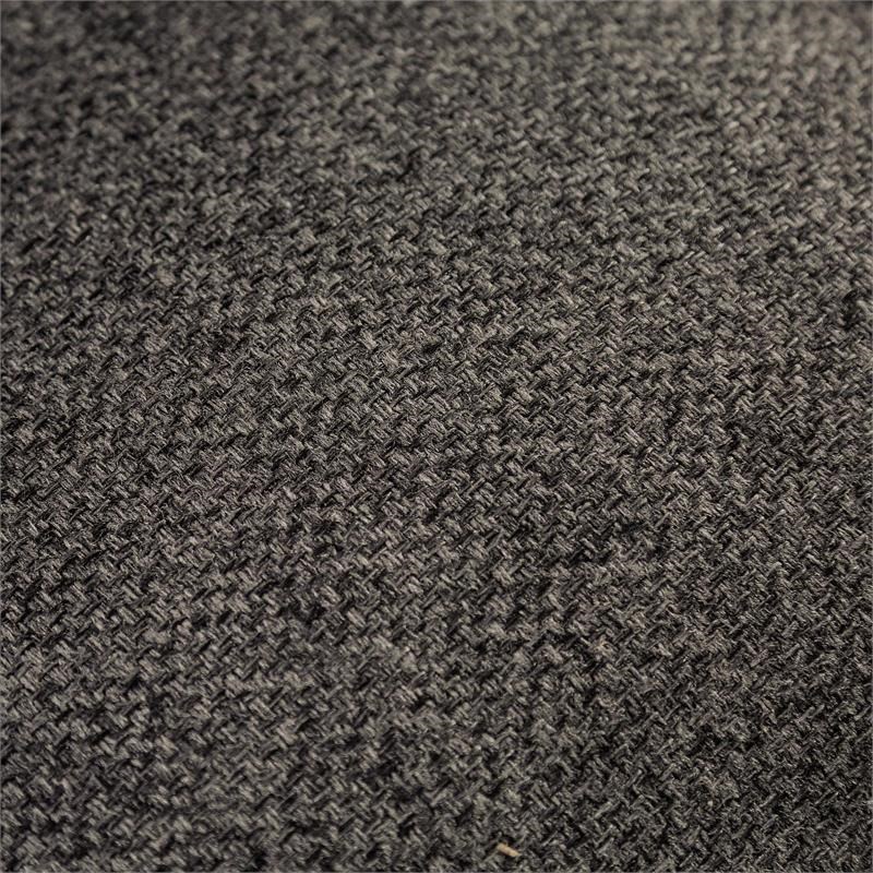 Furniture of America Caria Contemporary Fabric Upholstered Sofa in Dark Gray
