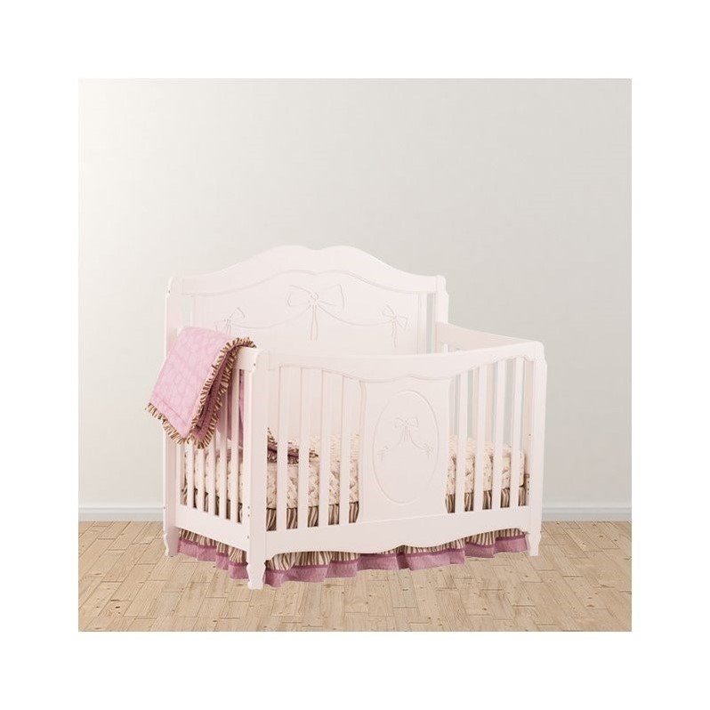 Trent Home Fairy Tale Convertible Crib in White
