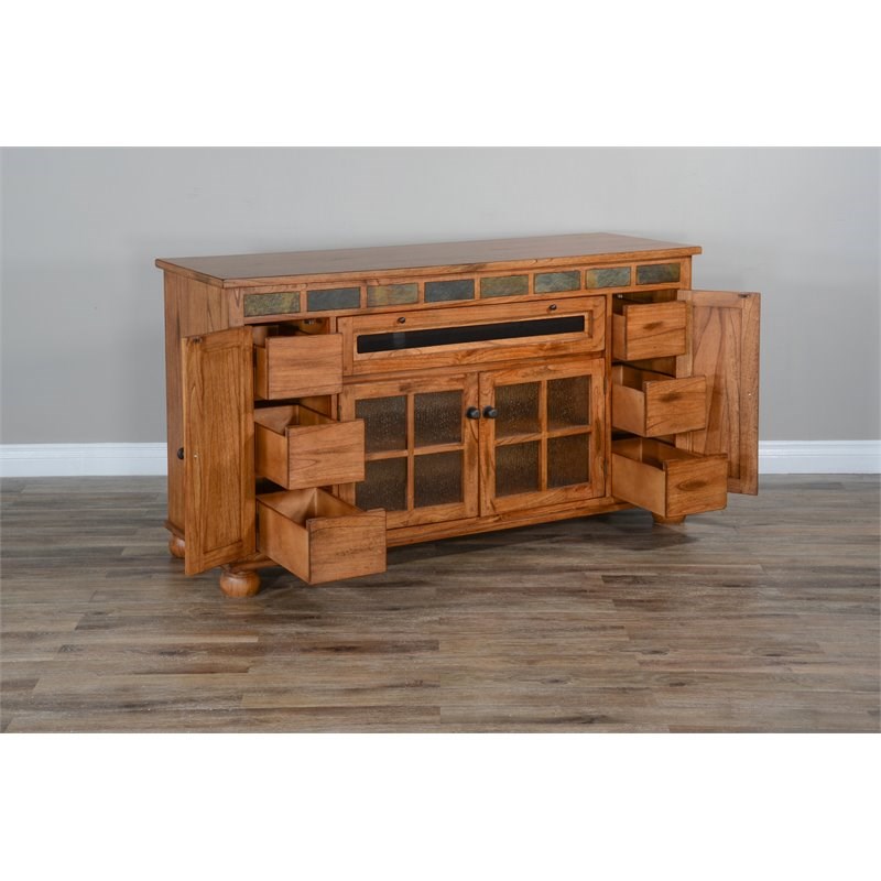 Sunny Designs Sedona Counter Height TV Console for TVs up to 70