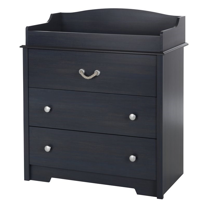 South Shore Aviron 3 Drawer Changing Table in Blueberry