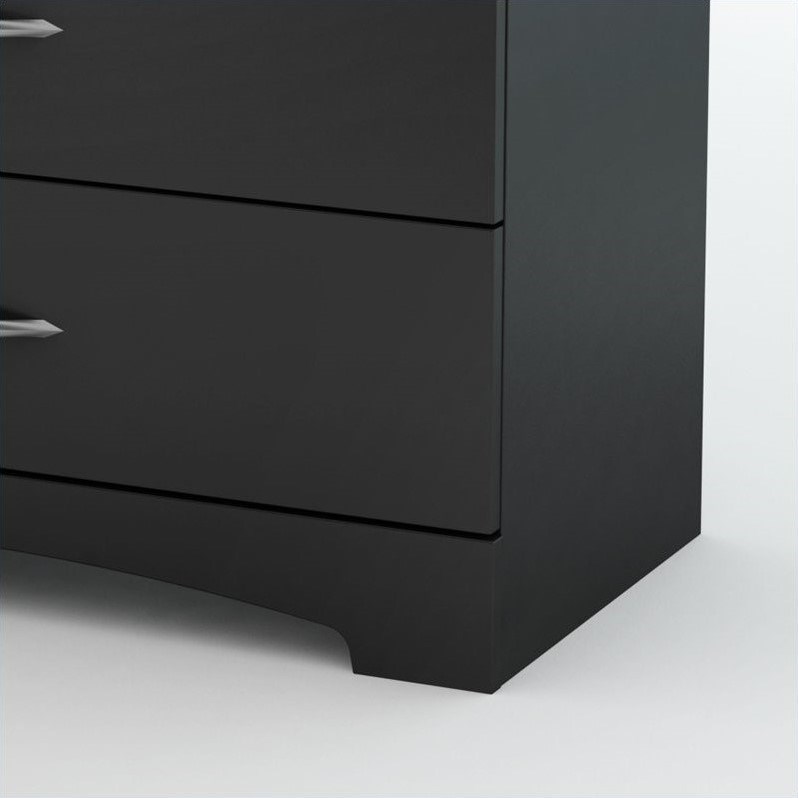 South Shore Maddox 5 Drawer Chest Pure Black 3107035