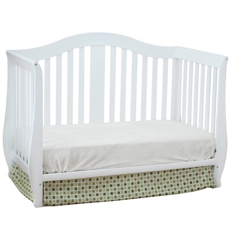 Athena Desiree 4 in 1 Convertible Crib in White