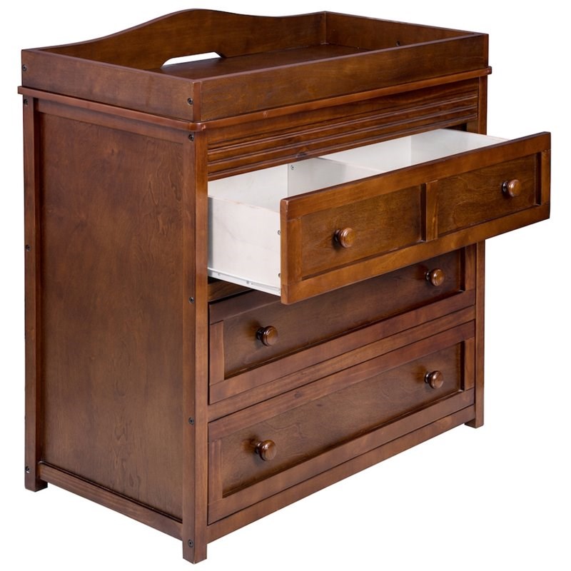 solid wood changing table