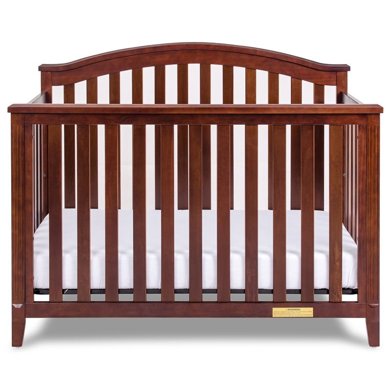 AFG Baby Furniture Kali II 4-in-1 Convertible Crib in Espresso