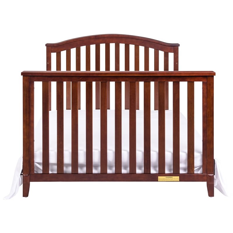 AFG Baby Kali II 4-in-1 Convertible Crib with Grace 3-Drawer Changer in Espresso