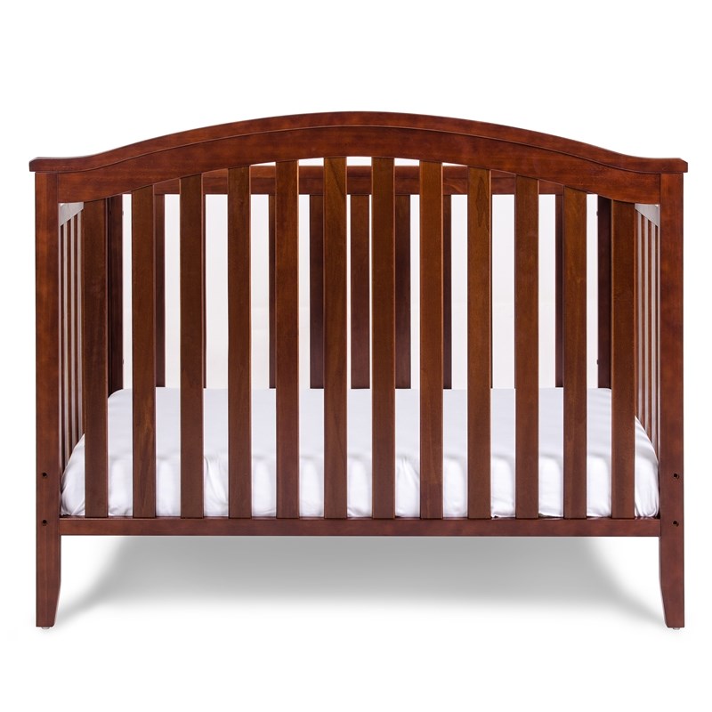 AFG Baby Furniture Kali II 4-in-1 Convertible Crib w/ Guardrail Espresso