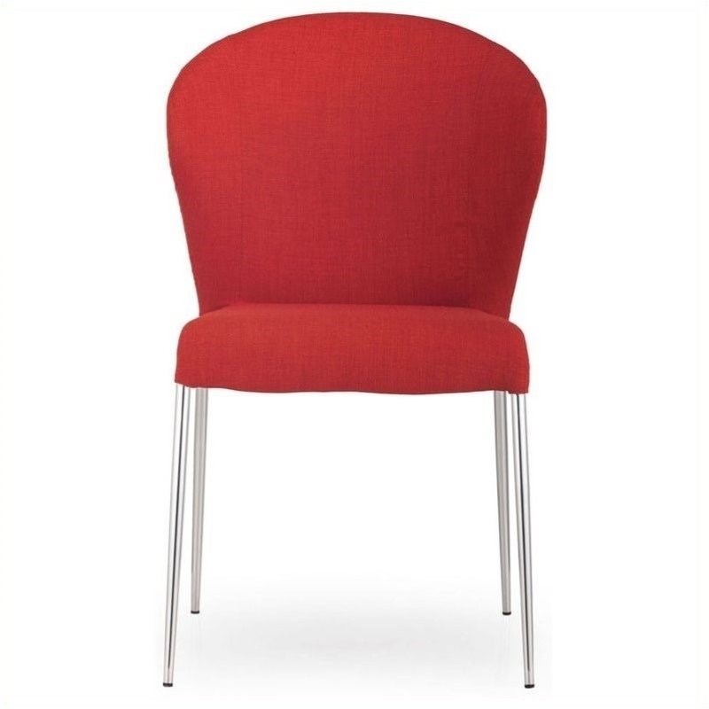 Brika Home Dining Chair in Tangerine