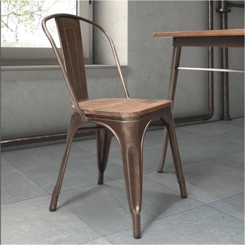 Brika Home Dining Chair in Rustic