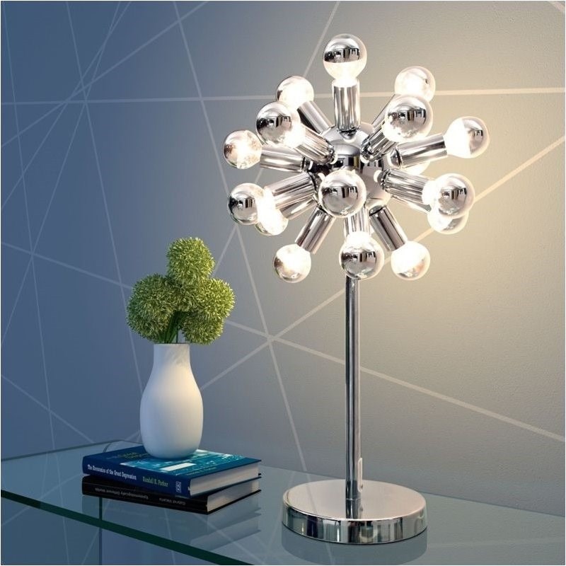 Brika Home Table Lamp in Chrome