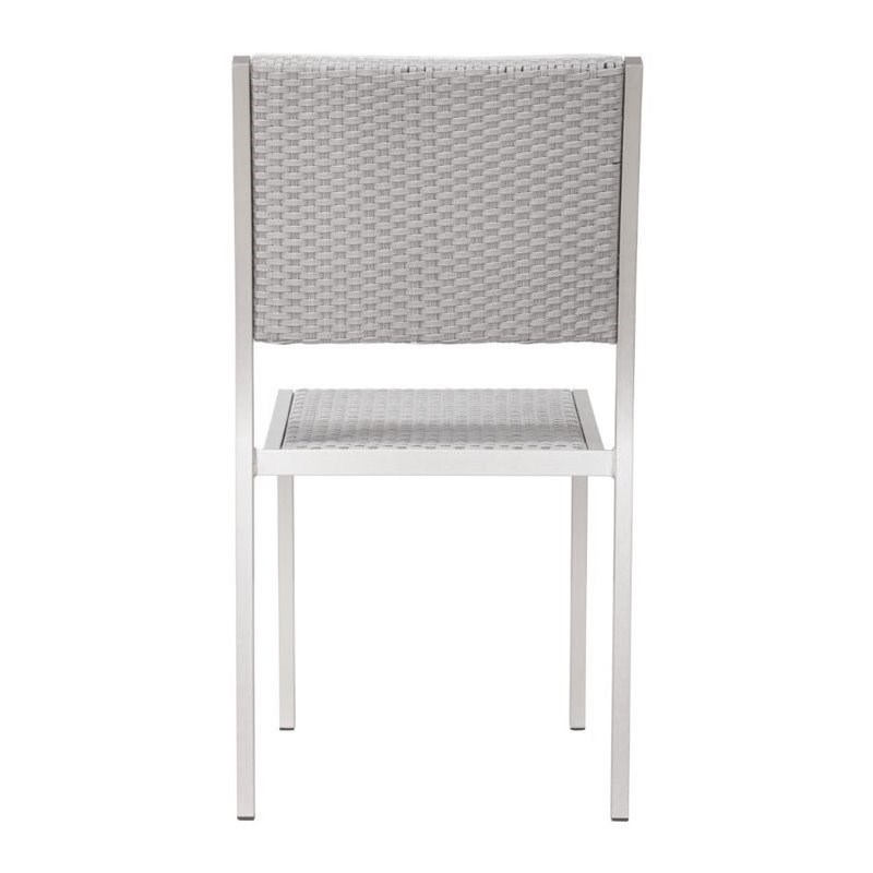 Brika Home Patio Dining Chair in Gray