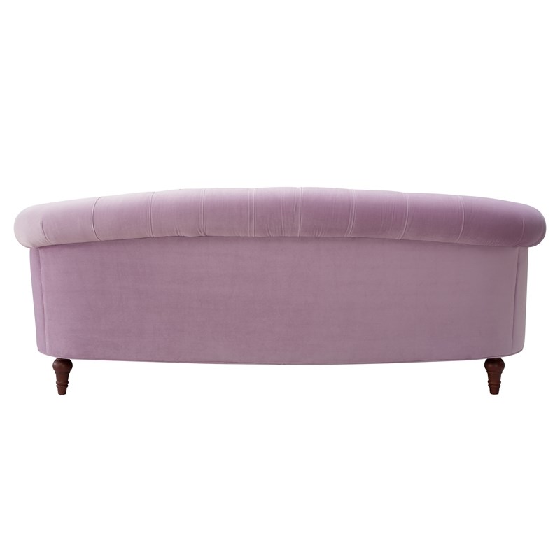 Brika Home Chesterfield Tufted Sofa in Lavender