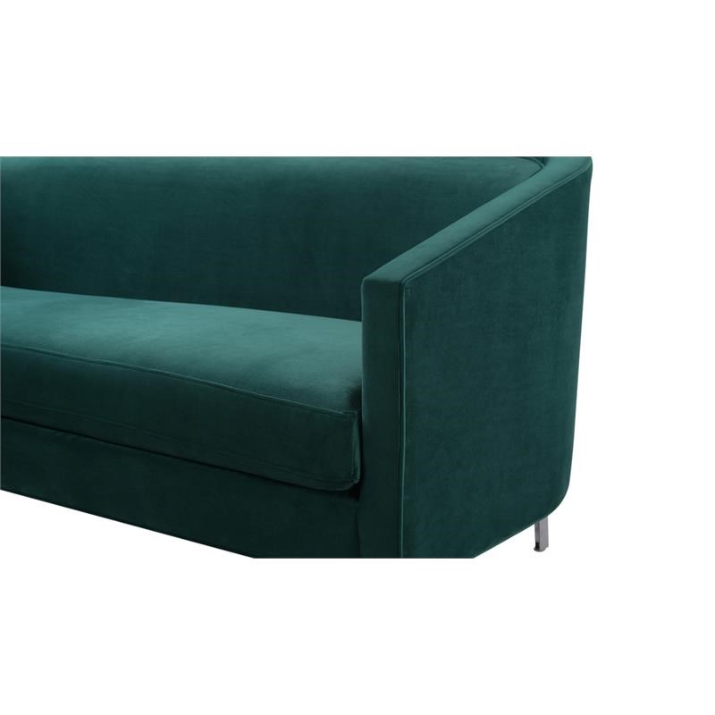 Brika Home Upholstered Sofa in Evergreen