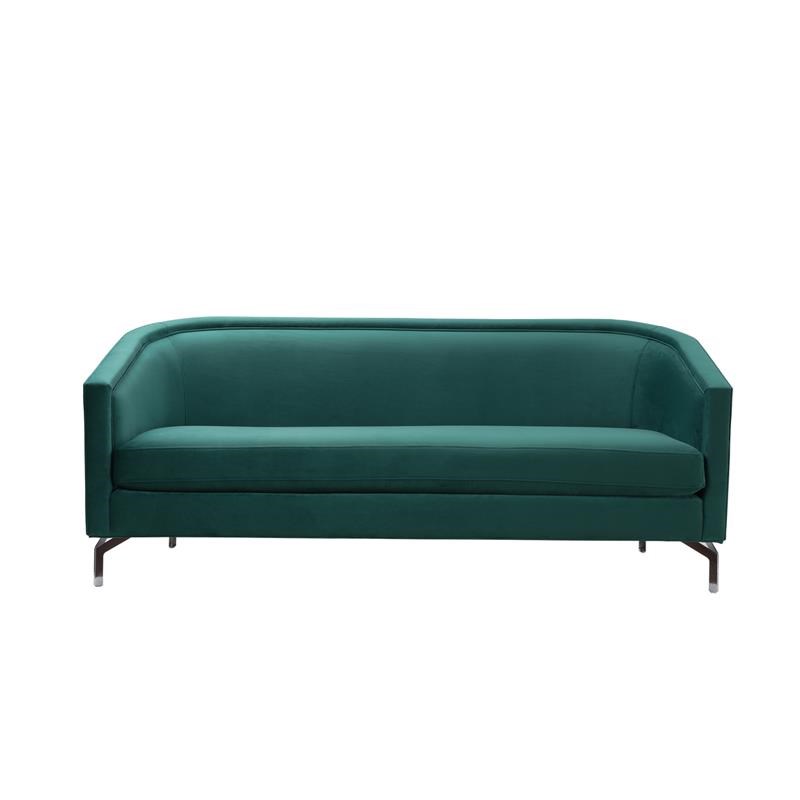 Brika Home Upholstered Sofa in Evergreen